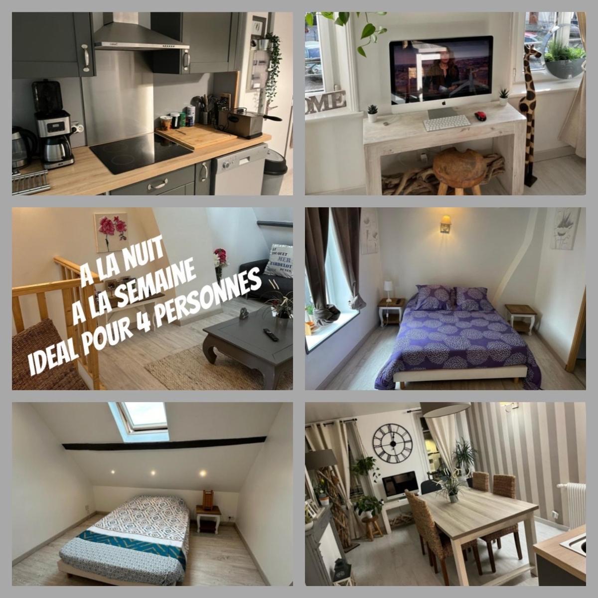 Maison 4 Personnes Tout Confort Alentours Boulogne Sur Mer Samer Exteriör bild